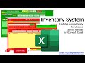 Inventory System using Microsoft Excel - Demo