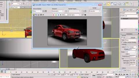 Vehicle Studio Lighting with 3DS Max & V Ray   Video Tutorial clip16