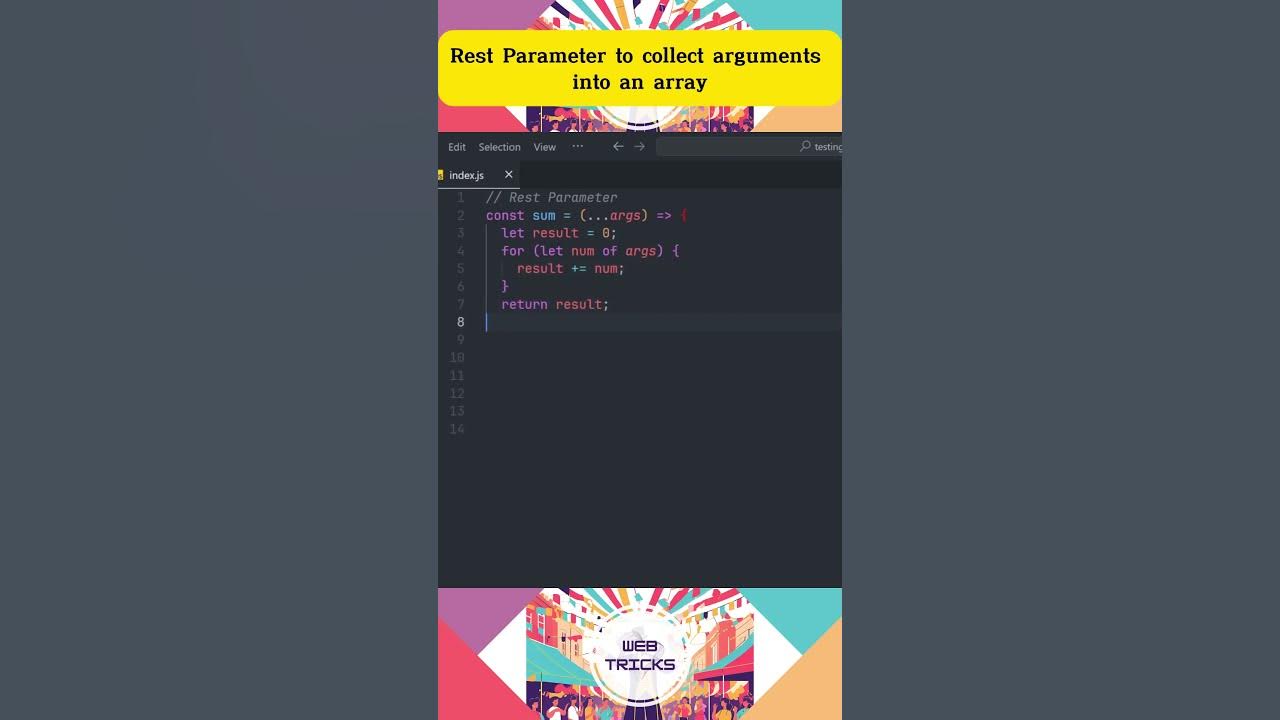 Rest Parameters: Simplify Your Function #js #javascript #webdevelopment ...