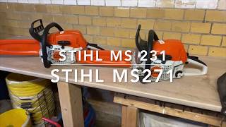 STIHL Kettensägen MS 231 & MS 271 