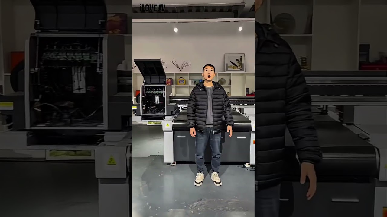 UV visual guide belt printer.