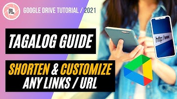 SHORTEN AND CUSTOMIZE GOOGLE DRIVE LINK ON MOBILE PHONE 📲 😍 | TAGALOG TUTORIAL 😍 ||  Frozen Lens 📷