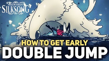 Hollow Knight Silksong - How To Unlock Double Jump Early (Faydown Cloak)