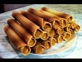 Вафельные Трубочки со Сгущенкой / Wafer Rolls With Condensed Milk / Очень Вкусный и Простой Рецепт