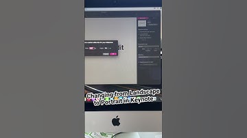 How to Change from Landscape to Portrait in Keynote #teacherspayteachers