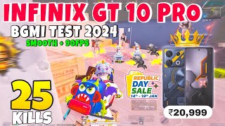 🔥Infinix GT 10 Pro ( 90fps ) BGMI Test 2024 With Fps Meter - Dimensity 8050 Chipset