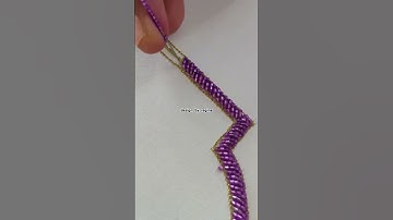 cut beads loading stitch | aari work for beginners #shorts #aari #shortsvideo #song #bollywood #song