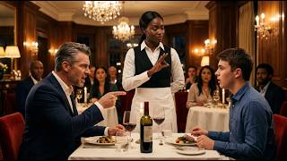 TALK TO MY DEAF SON!” — Mocked the Arrogant Billionaire… But the Waitress Shut Him Up