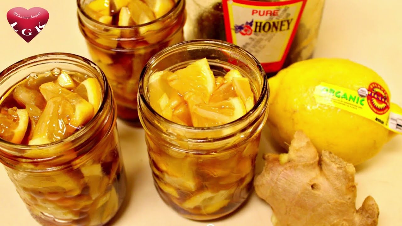 Tea Lemon Ginger Honey តែ ខ្ញីក្រូចឆ្មាទឹកឃ្មុំ - YouTube