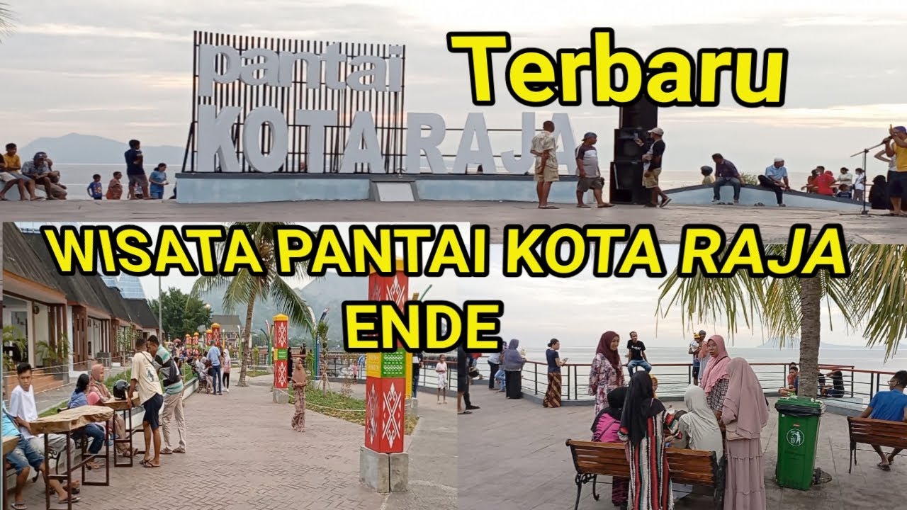 Wisata Pantai Kota Raja Ende - YouTube