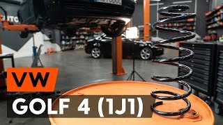 Kako zamenjati Drzalo, vlezajenje stabilizatorja VW GOLF IV (1J1) - spletni brezplačni video