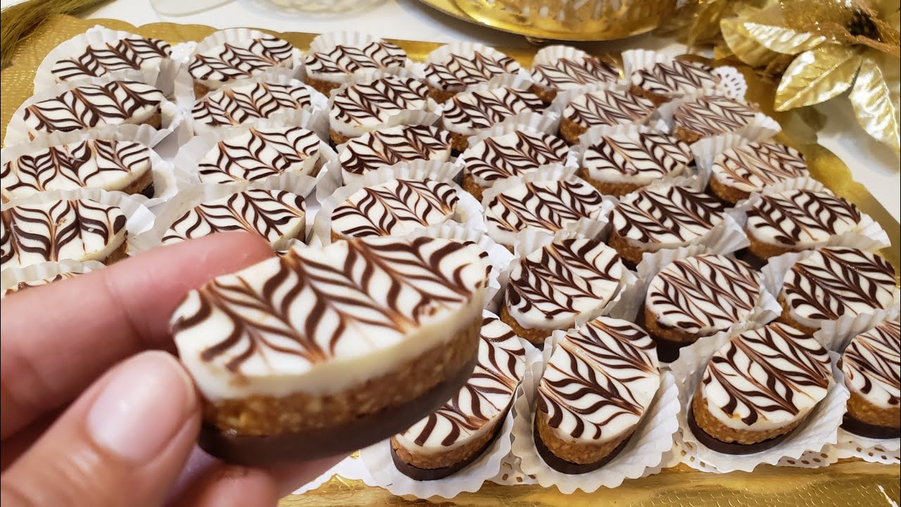 حلوة الرخامة بشكل جديد ب3 مكونات فقط تخرج كمية كبيرة 60 حبة وشكل راقي لضيوف الغفلة🥰