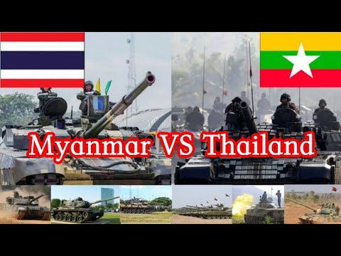 Myanmar VS Thailand  military Army