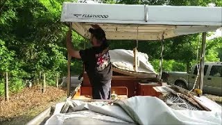 pop up camper roof restore part 1