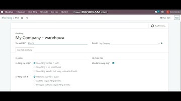 Hướng dẫn thiết lập tạo kho hàng trong module kho- Phần mềm ERP Odoo