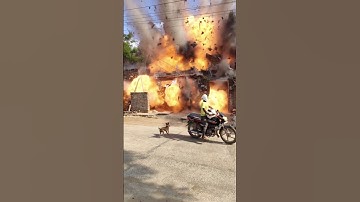 Ghr me blast☠️ #viral #blast #bulding blast #viral #shorts #trending #shortsviral #ai #ghrblast #rel