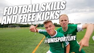 Mad football skills and free kicks by Joltter and Jay Mike - #unisportlife