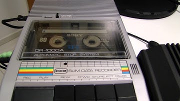 TK95 carregando imagem pelo gravador DataRecorder DR1000A CCE