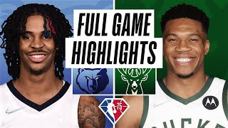 Milwaukee Bucks vs. Memphis Grizzlies Full Game Highlights | March 26 | 2022 NBA Season