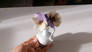 FIORI : VIOLE IN PANNOLENCI, VUOI CREARLE INSIEME A ME ?