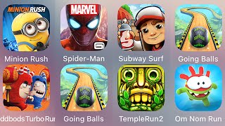 Sonic Dash,Subway Surf,Aquapark.io,Tom Gold Run,Spiderman Unlimited,Minion Rush,Om Nom Run,Tom Hero