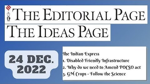 24th December 2022 | Gargi Classes The Indian Express Editorials & Idea Analysis | By R.K. Lata