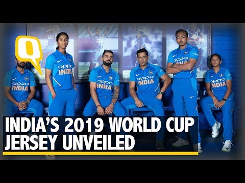 Kohli, Dhoni Unveil Team India's New ODI Jersey Ahead of World Cup 2019 | The Quint