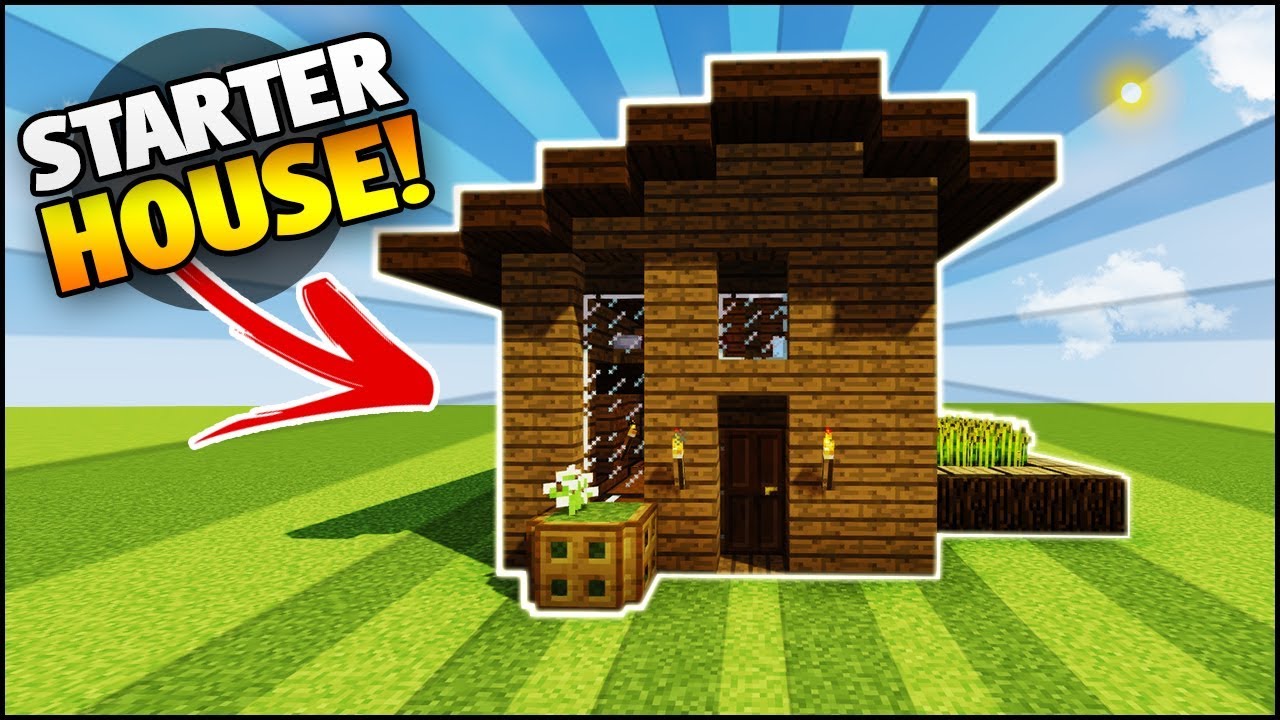 Minecraft: How To Build A Small Starter/Survival House ...