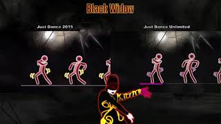 Just Dance - Pictograms Comparison Black Widow