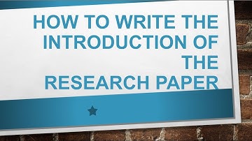 How to Write Research Introduction Step by Step