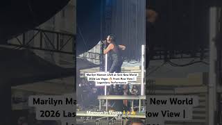 Marilyn Manson LIVE at Sick New World Las Vegas 🔥 Front Row View | Legendary Performance