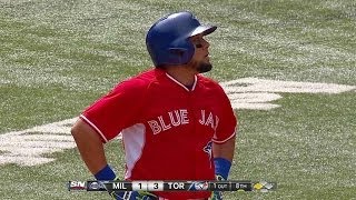 MIL@TOR: Melky triples home Mastroianni in the 8th