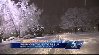 Lawrence County hit hardest by snow