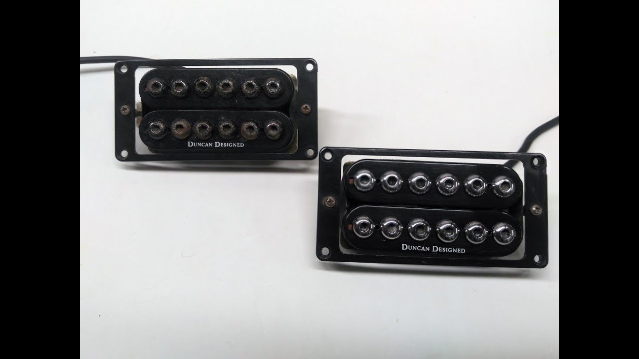 Cleaning corroded humbucker pole pieces on Seymour Duncan Designed