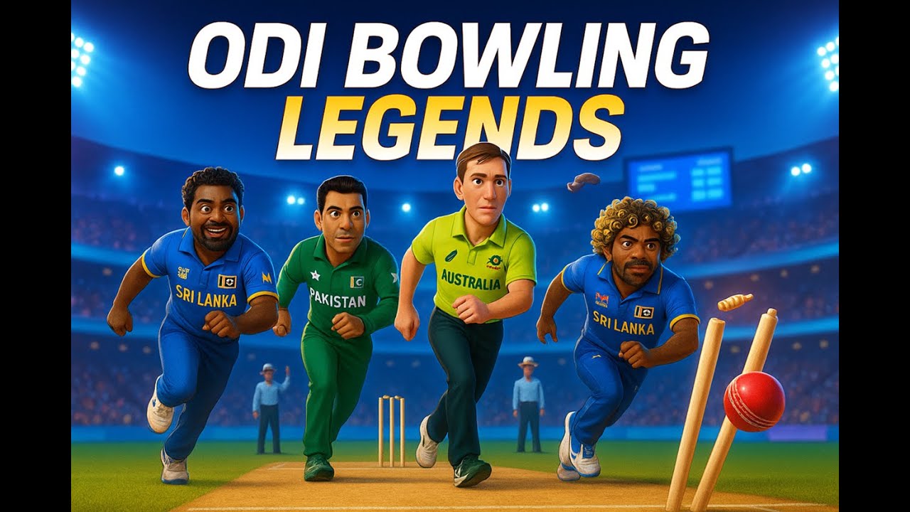 Most Wickets in ODI Men Cricket – Epic Bar Chart Race