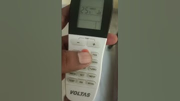 How to Unlock Voltas Ac Remote ( easily ) #shorts