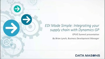 EDI Made Simple for Dynamics GP – Integration Without Customization