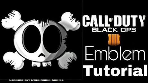 Call of Duty Black Ops 4 Cod Bo4 Emblem Tutorial