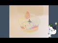 猫用ケーキを美味しくいただく猫さんのイラストメイキング
