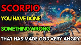 SCORPIO ♏ WHAT YOU’RE DOING COULD LEAD TO TROUBLE — STOP NOW ⚡
