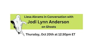 Jodi Lynn Anderson's Ghosts Information