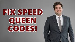 How to reset Speed Queen washer error codes