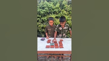 Two Friend playing amazing memory matching game. #funny ##shorts #funwithbrotherz