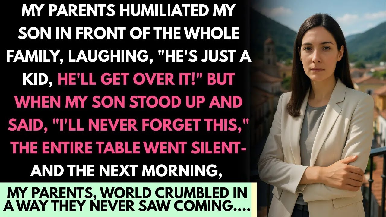 My Parents Humiliated My Son In Front Of The Whole Family, Laughing — He’s Just A Kid…