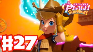 Princess Peach Showtime Gameplay Part 27 The Dark Locomotive & the Doomed Town (All Collectibles)