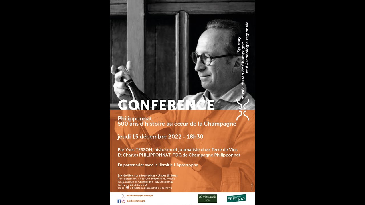Conférence - rencontre : Philiponnat, 500 ans d'histoire au cœur de la Champagne