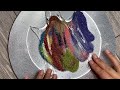 Satisfying Slime Coloring with Lipstick , Eyeshadow , Glitter #16