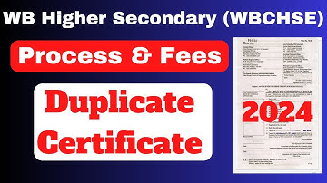 How To Apply For HS Duplicate Certificate I How To Get Duplicate Certificate HS