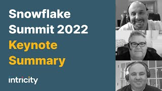 Snowflake Summit 2022 Keynote Summary