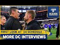24 rams schedule revealed rams hold defensive coordinator interviews who will be rams next dc